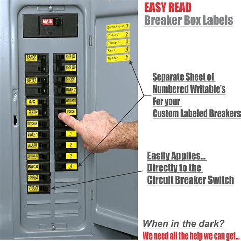 electrical panel box label template|circuit breaker box labeling template.